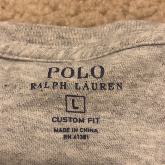 Large Polo T-Shirt - Grey White sparkle - Picture 3 of 4